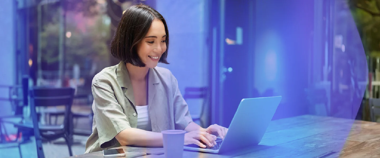 快连VPN 帮助中心 办公桌面使用场景示意，客户端保持常驻连接